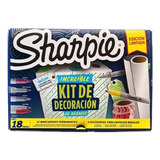 Estuche  Marcador Sharpie X18 Regalos Ref 2078543