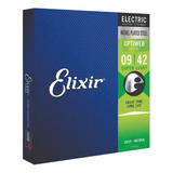 Elixir 19002 Cuerdas Para Guitarra Eléctrica Nickel 9 42