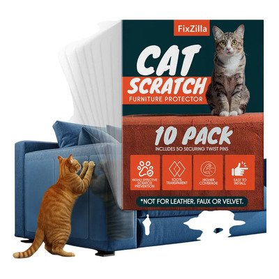 Fixzilla Anti Arañazos De Gato Protector De Muebles, Paquete