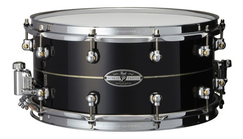 Redoblante Pearl Hybrid Exotic 14x6,5 10 Torre Hek1465 Ebony