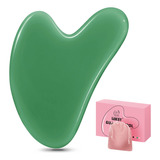 Gua Sha - Herramienta Facial De Guasha, Piedra De Jade Natur