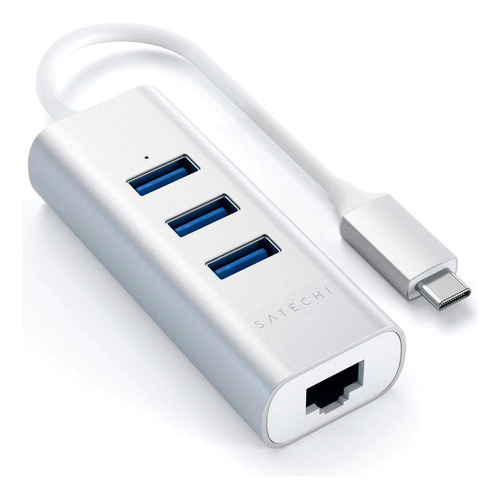 Hub Adaptador Usb-a Ethernet 3 Puertos En 1 Satechi Original