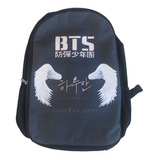 Mochila Kpop Bts Bangtan Boys Escolar Com Entrada Para Fone