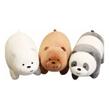 Osos Escandalosos De 30 Cm, Color Marrón, Polar Y Panda, 3 U