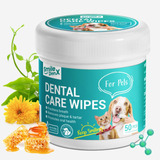 Smiledenx Toallitas Para El Cuidado Dental Para Perros, Toa.