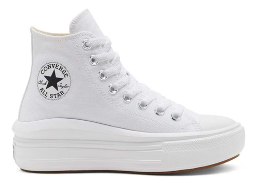 Tenis Converse Plataforma Ivory Blanco