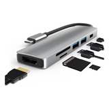 Hub Adaptador 10 Em 1 Tipo C Hdmi Usb 3.0 4k Au-595