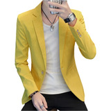 Blazer Coreano Slim Fit For Hombre