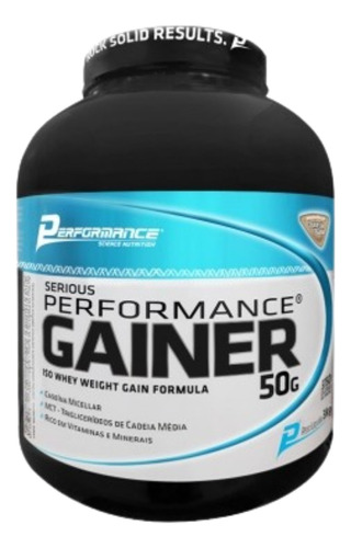 Serious Gainer Performance 3k Hipercalorico Sabores Promoção