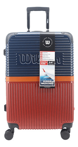 Valija Mediana Wilson 24 Pulgadas Abs Durable Rigida Viaje