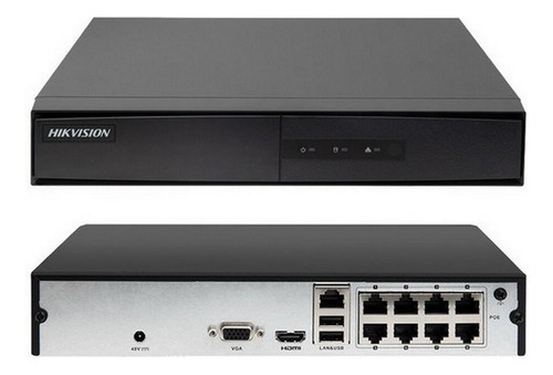 Nvr Ip 08 Canais 4mp Ds-7108ni-q1/m Hikvision