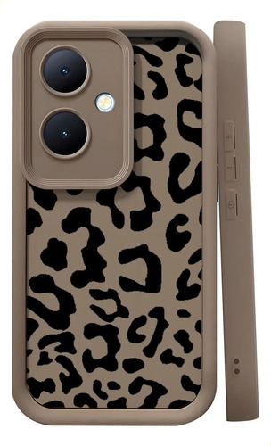 Funda Protectora Antirrayas Con Diseño De Leopardo Para iPhone Y Samsung, Resistente Y Suave Para Mujer.