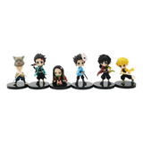 Set Figuras Demon Slayer; Kimetsu No Yaiba