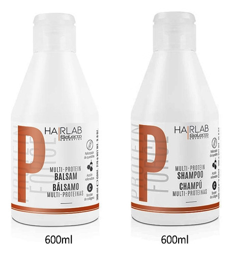 Salerm ® Shampoo Pack Balsamo + Proteinas 500ml Linea Oro