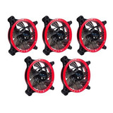 Ventilador Apevia 512l-crd 120mm Silent Dual Rings Red Led F