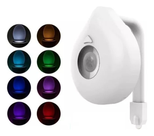 Luminária Led Luz Para Privada - Sensor De Movimento Wc