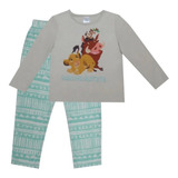 Pijama Polar Hakuna Matata - Rey León Talla 8 Envio Gratis