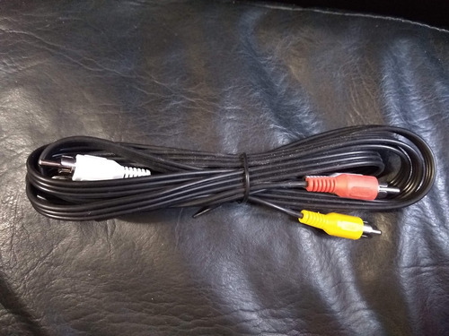 Cable Rca A Rca Audio - Video - 3 Colores - 1,80mts