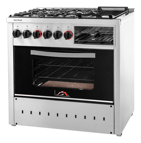 Cocina Multifunc Sol Real- 4 H Carlitero, Plancha Parrilla