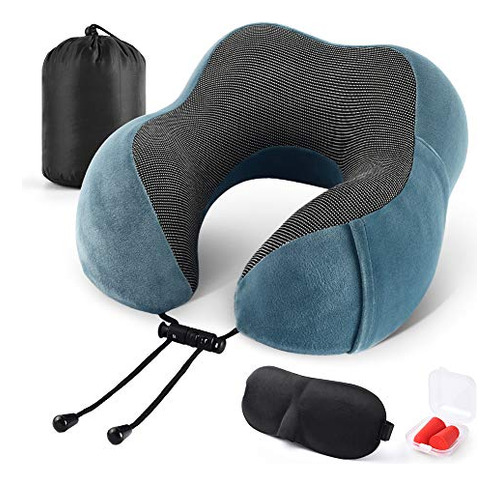 Emgthe Almohada De Viaje 100% Espuma Viscoelástica, Almohad