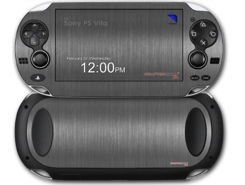 Sony Ps Vita Skin Brushed Metal Silver De Wraptorskinz.