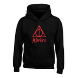 Buzo Harry Potter Always Con Capota Hoodies Saco Vr15