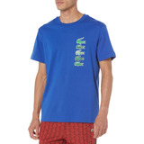 Playera De Manga Corta Lacoste  Azul Colbato Th3563-51