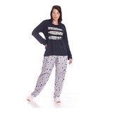 Pijama De Mujer Invierno Talle Grande Art 579 Local Especial