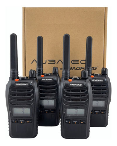 4 Radios Aubatec By Baofeng Bf-888a Uhf Frs Gmrs