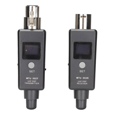 Adaptador De Receptor Xlr De Micrófono Inalámbrico Recargabl