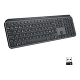 Teclado Inalambrico Logitech Mx Keys Retroiluminado Color Del Teclado Negro Idioma Español España