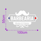 Adesivo Barbearia 57x100 Barbeiro Salão Porta Vidro Lm026