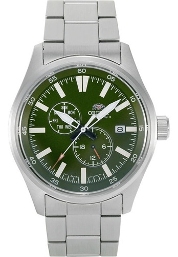 Reloj Orient Automatico Acero Calendario Hombre Raak0402e