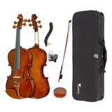 Kit Violino Eagle Ve441 4/4 Tradicional Envernizado C Estojo