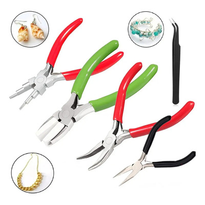Juego Alicates Pinzas Artesanales Para Bisutería Joyería 5pz | MercadoLibre