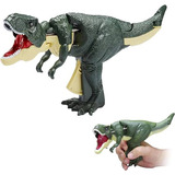 Dinosaurio De Juguete Zaza Con Sonido 1 Pc Color Verde