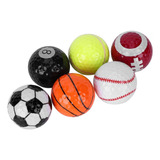 Pelotas De Golf Portátiles 6pcs Pelotas De Regalo Para Pract