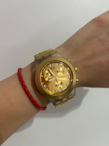 Reloj Swatch Stainless Steel Dorado!!