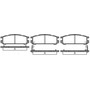 6c Pastillas De Freno Subaru Legacy Sedan/sw (06) 03/10 Subaru Legacy