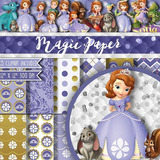 Papeles Fondos Digitales - Princess Sofia 1 Magic Paper