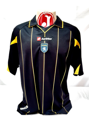 Camisa Sochaux Franca Montbeliard Preta Futebol Colecionador