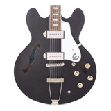 Guitarra Semi-acústica EpiPhone Casino Worn Ebony