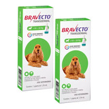 2 Bravecto Transdermal Para Cães De 10 A 20kg Envio Imediato