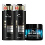 Kit Truss Blond + Net Mask - 3 Itens