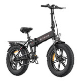 Bicicleta Eletrica Engwe Aro 20 Ep2 Pro 750w Dobravel Preta