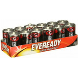 Eveready Pila Carbon Zinc D Charola C/12 1.5v 1250-12