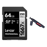 Lexar Tarjeta De Memoria Sdxc Uhs-ii U3 V60 C10250mb/s 64gb 