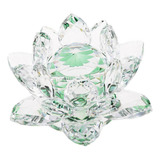 Flor De Loto De Cristal Verde