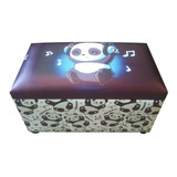 Mueble Decorativo Tipo Baul Puff Pandas Panda