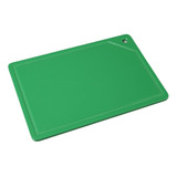 Placa Corte C/ Canaleta Polietileno Color 25x37 Cm. Pronyl Cor Verde-162